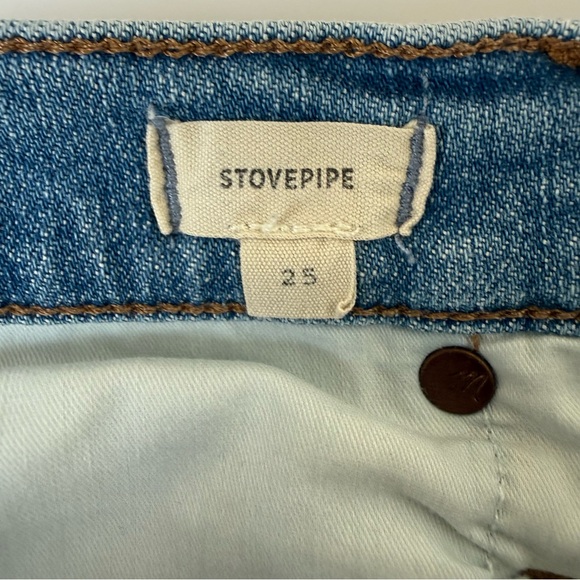 Madewell High-Rise Stovepipe Jeans MagicPockets Medium Light Denim 25 - Picture 7 of 11